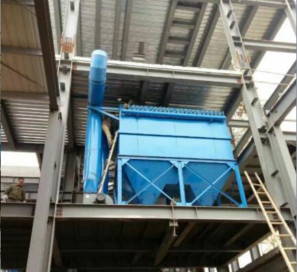 邢臺(tái)玻璃廠配料車(chē)間布袋除塵器